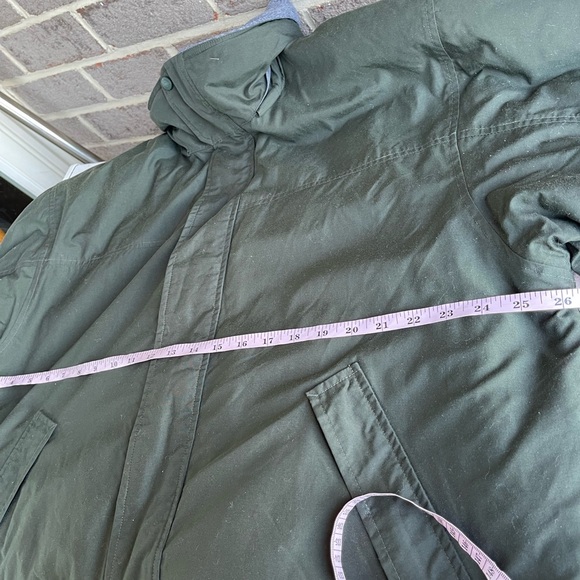 LL Bean 2 in 1 Full Zip Jacket Coat w/ Zip Fleece Liner Mens Green Sz  XL - Picture 7 of 7